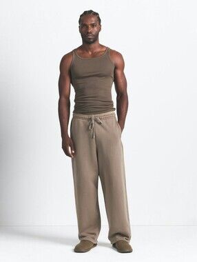Skims Heavy Fleece Straight Leg Pants